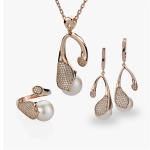 آویز جواهر و چرم سینه ریز - تصویر 3